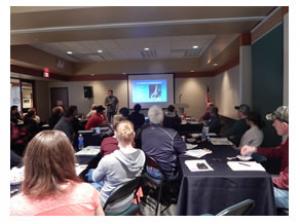 Presentation as part of a training academy