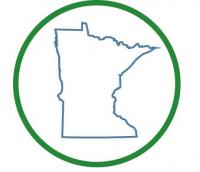 graphic showing outline of Minnesota